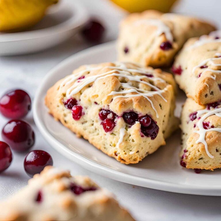 Lemon Cranberry Scones